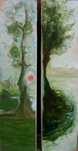 Painting titled "Barcarolla" by Aleksej Daniel Djermanovic, Original Artwork
