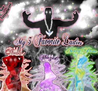 Digital Arts titled "3 favorite ladys" by Bellvy, Original Artwork