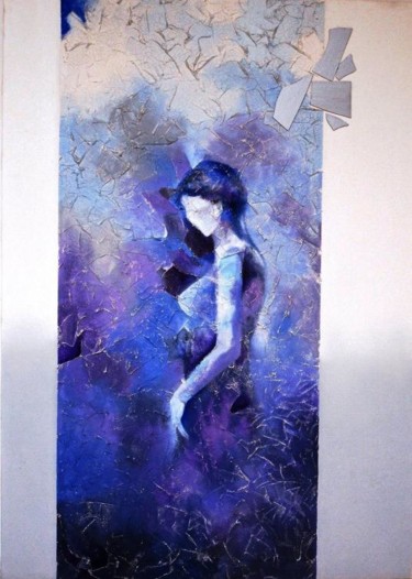 Painting titled "Space" by Geeta Vadhera, Original Artwork