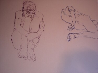 Dessin intitulée "1PR07" par Muriel Stalaven, Œuvre d'art originale, Autre