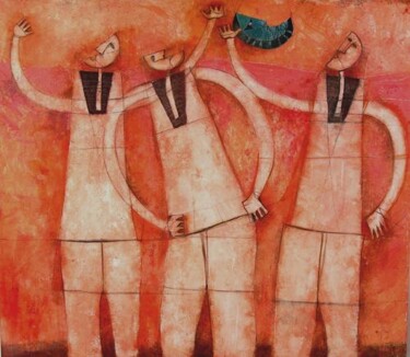 Peinture intitulée "TRILOGIA" par Arturo Morin, Œuvre d'art originale
