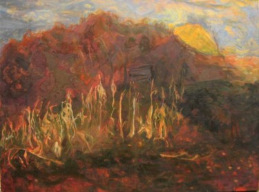 Painting titled "Automne" by Aleksej Daniel Djermanovic, Original Artwork