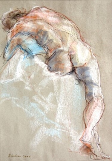 Peinture intitulée "Nuhomme" par Raluca Vulcan, Œuvre d'art originale