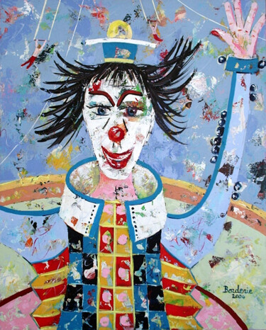 Peinture intitulée "Le salut de l'artis…" par Jean-Pierre Borderie, Œuvre d'art originale, Acrylique