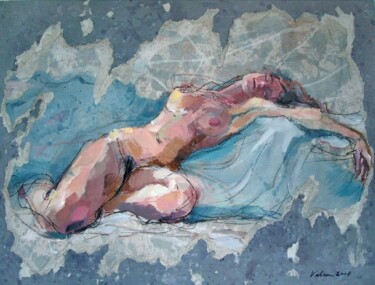 Déchirure Peinture intitulée "Déchirure" par Raluca Vulcan, Œuvre d'art originale