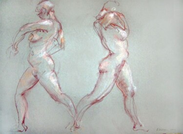 Peinture intitulée "Agnes" par Raluca Vulcan, Œuvre d'art originale