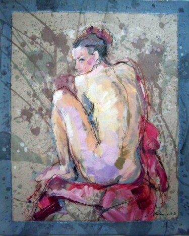 Peinture intitulée "Farrouche" par Raluca Vulcan, Œuvre d'art originale