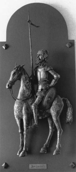 Schilderij getiteld "Don Quichotte" door Jos Devondel, Origineel Kunstwerk