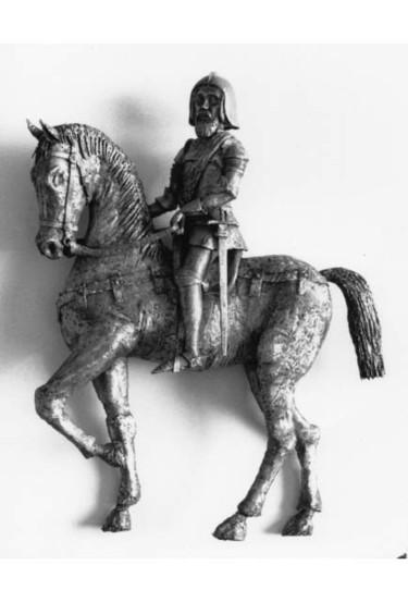 Schilderij getiteld "Conquistador" door Jos Devondel, Origineel Kunstwerk