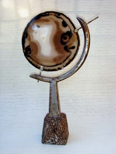 Ambacht getiteld "Agate" door Jos Devondel, Origineel Kunstwerk