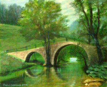 "Arda Köprüsü ( Arda…" başlıklı Tablo Erdal Bölükbaşı tarafından, Orijinal sanat, Petrol