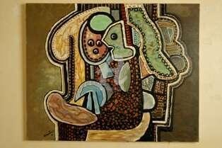 Peinture intitulée "Confession d'un hom…" par Armand Pascal Aniambossou, Œuvre d'art originale