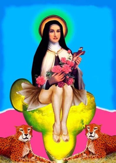 Digital Arts titled "Santita2.jpg" by Ximena Santillana, Original Artwork