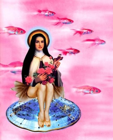 Digital Arts titled "Santita.jpg" by Ximena Santillana, Original Artwork