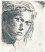 Painting titled "viso" by Emilio Rumi, Original Artwork