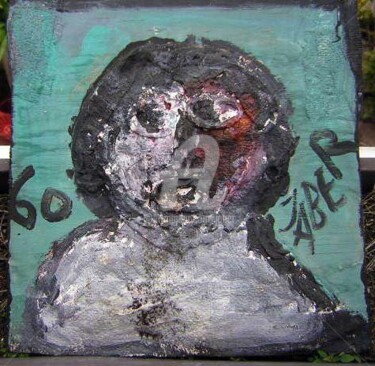 Sculpture intitulée "Selon Dubuffet" par Monsieur Jaber, Œuvre d'art originale