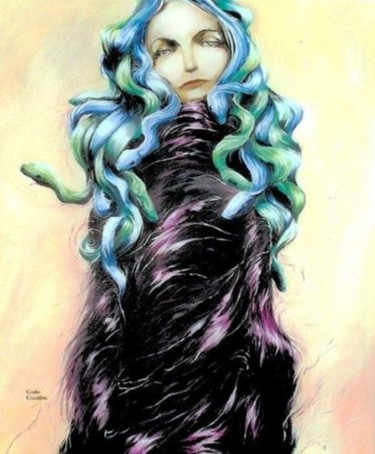 제목이 "medusa"인 미술작품 Giulio Giordano로, 원작, 기름