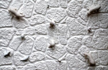 Scultura intitolato ""L'ultima oasi". ba…" da Angelo Mazzoleni, Opera d'arte originale, Plastica