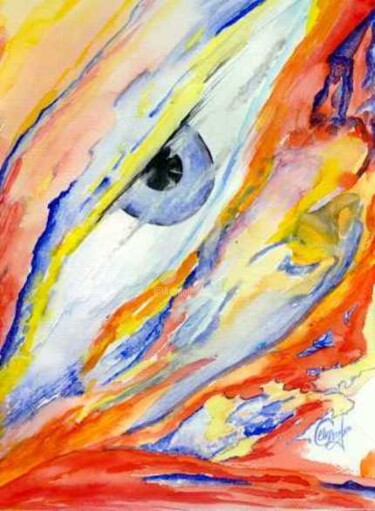 Drawing titled "Milenium Eye" by Elen Gera, Original Artwork, Other