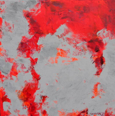 Peinture intitulée "vautour" par Christine Vannier, Œuvre d'art originale, Huile
