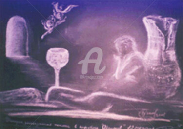 Drawing titled "Story told by shade…" by Elen Gera, Original Artwork