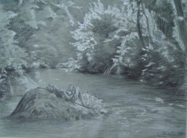 Peinture intitulée "Calcata" par Zampo, Œuvre d'art originale