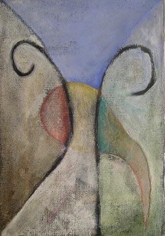 Painting titled "Iron age" by Erik Nordström, Original Artwork, Acrylic