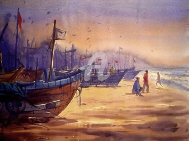 Painting titled "Goa03" by Kishore Singh, Original Artwork