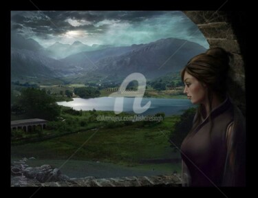 Digital Arts titled "matte_painting" by Kishore Singh, Original Artwork
