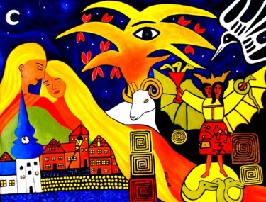Painting titled "Rendez vous with th…" by Georg Kiehn, Original Artwork