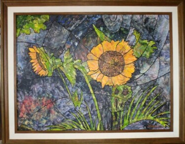 Peinture intitulée "Girasoles" par Letailleur-H, Œuvre d'art originale, Acrylique
