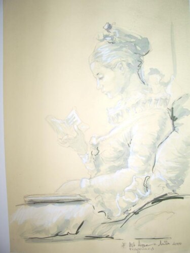 Dessin intitulée "2005-10-2122-22-57_…" par Farid Ait Aoudia, Œuvre d'art originale