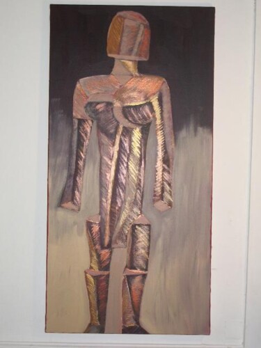 Peinture intitulée "AUTOMATE" par Jean-Michel Eudeline, Œuvre d'art originale, Autre