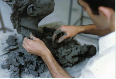 Arts numériques intitulée "prepa sculpture mou…" par Farid Ait Aoudia, Œuvre d'art originale