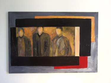 Peinture intitulée "REGARDS" par Jean-Michel Eudeline, Œuvre d'art originale, Huile