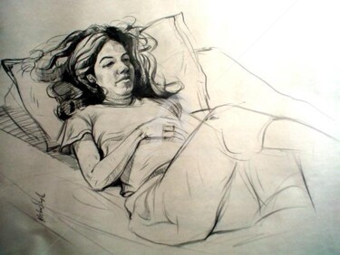 Painting titled "sketch02." by Kishore Singh, Original Artwork