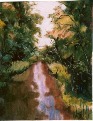 Peinture intitulée "Bois de Liesse" par Maurice Tessier, Œuvre d'art originale