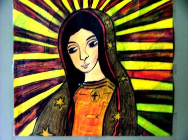 Painting titled "La Virgen de Zipoli…" by Georg Kiehn, Original Artwork