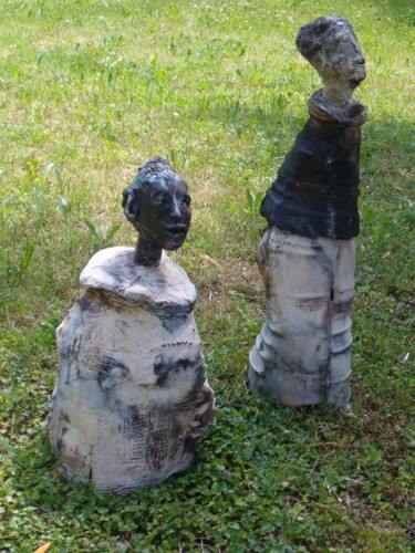 Sculpture intitulée "grands réceptacles" par Catherine Monmarson, Œuvre d'art originale