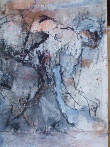 Peinture intitulée "au bord de la riviè…" par Catherine Monmarson, Œuvre d'art originale