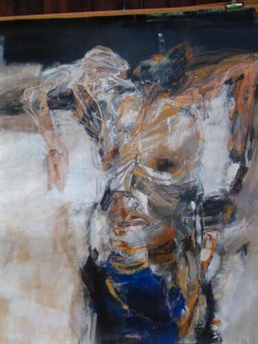 Peinture intitulée "croix 2" par Catherine Monmarson, Œuvre d'art originale