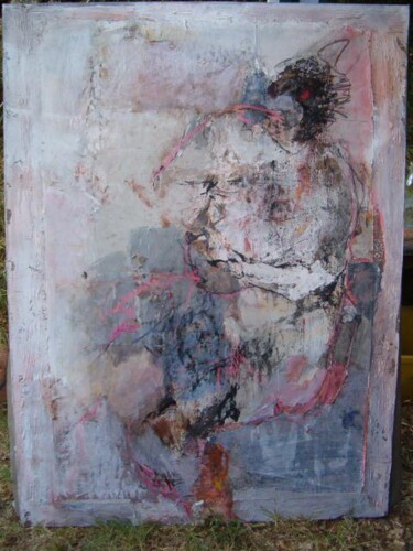Peinture intitulée "Ebouriffée I" par Catherine Monmarson, Œuvre d'art originale