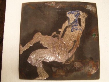 Sculpture intitulée "plat" par Catherine Monmarson, Œuvre d'art originale