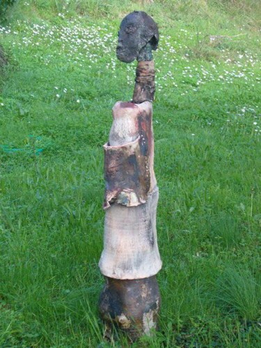 Sculpture intitulée "grand réceptacle 1" par Catherine Monmarson, Œuvre d'art originale
