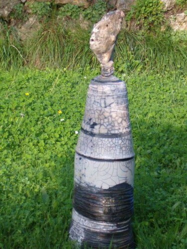 Sculpture intitulée "grand réceptacle NC…" par Catherine Monmarson, Œuvre d'art originale