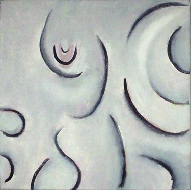 Pintura titulada "curvas" por Carlos Ardohain, Obra de arte original