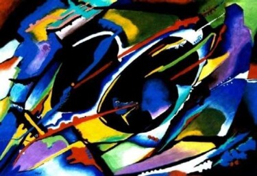 Peinture intitulée "LA VIOLENCE ( Peint…" par H . Mortazavi, Œuvre d'art originale, Acrylique