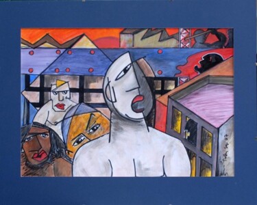 Peinture intitulée "REVENDICATIONS" par Roberto Carlo Innocenti, Œuvre d'art originale