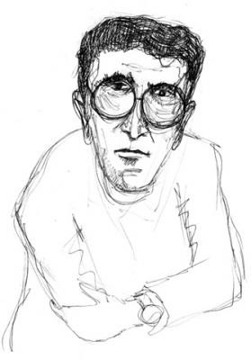 Dibujo titulada "el detective belano" por Carlos Ardohain, Obra de arte original