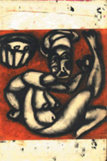 Dibujo titulada "danzona" por Carlos Ardohain, Obra de arte original